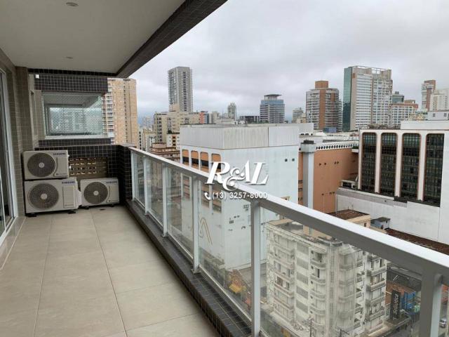 Apartamento com 2 dormitórios (1 suíte) à venda e locação, 72 m² - Gonzaga - Santos/SP - Foto 6