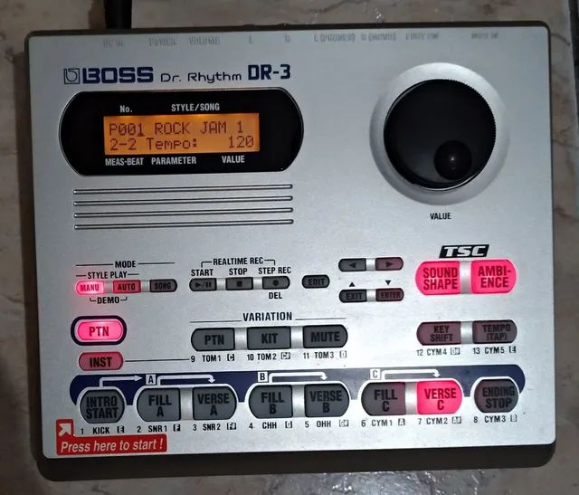 BOSS DR. RHYTHM Dr3 - Instrumentos musicais - Vila Tolstoi, São