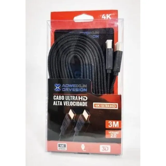 Cable Hdmi a Hdmi Ultra Plano 20 Metros HD 1080p 3D Ps3 4kTv