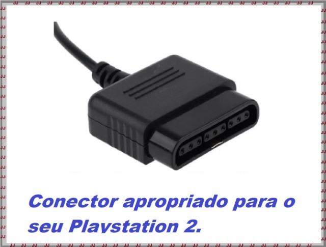 Controle para PS2 com Fio Dualshock Analógico - VC-302