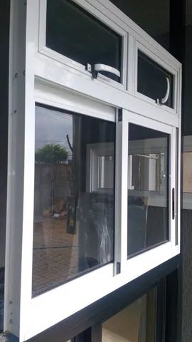 Janela esquadria de alumínio 2 folhas móveis, LINHA SUPREMA, completa sob medida - Foto 2