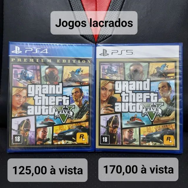 GTA V PREMIUM  PS5 (versão do jogo: PS4)