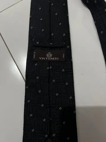 Gravata - Via Veneto - Preta - Foto 2