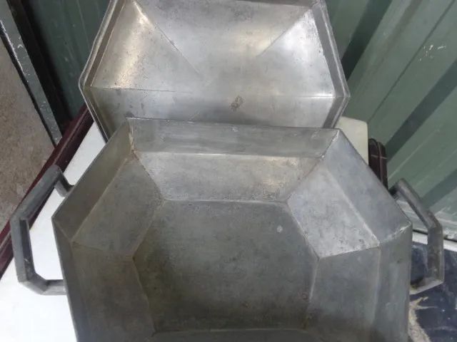sopeira antiga de estanho imperio - Foto 4