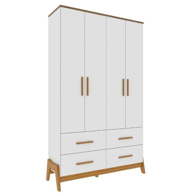 Guarda Roupa Guti Retro, 100% MDF (Novo) - Foto 4