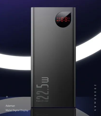CARREGADOR PORTÁTIL POWERBANK BASEUS 20.000mah 22.5W CARREGAMENTO RÁPIDO - Foto 3