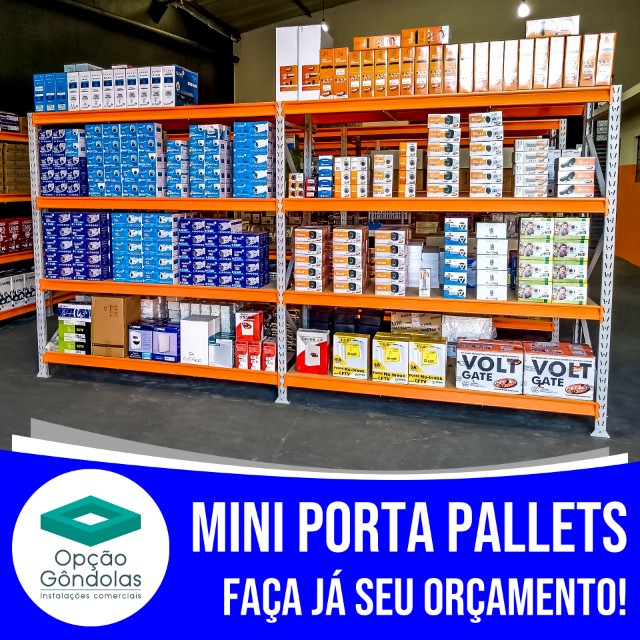Mini Porta Pallets | Faça Já Seu Orçamento!