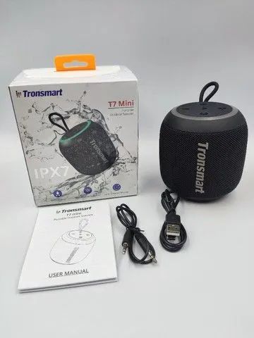 Tronsmart T7 - Mini Caixa de Som Portátil - Bluetooth - IPX7 impermeável - Luz LED