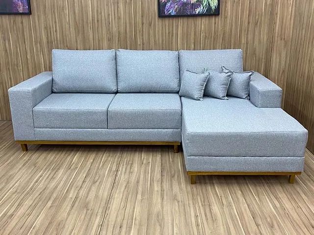 Sofá 3 Lugares com Chaise Nina 2,50m a86 - Foto 2