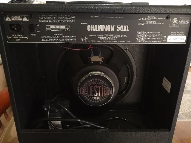 Amplificador De Guitarra Fender Champion 50xl Cor Preto 110V - Foto 2