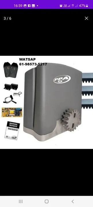 Portão eletrônico rossi ppa garen engemov vendas instalações e manutenção  - Foto 3