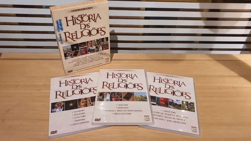 DVDs História Das Religiões - Coleção com 3 DVDS - DVD, Blu-Ray e