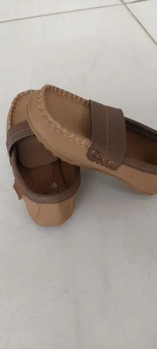 Sapatos infantis - Marrom  - Foto 4