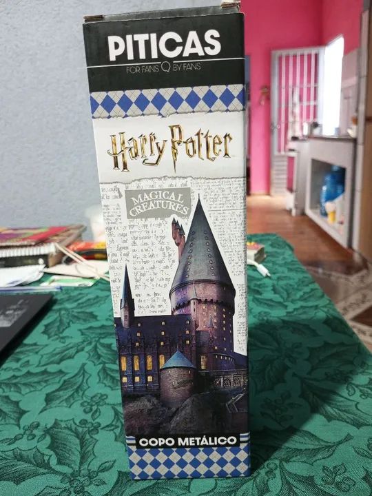 Copo Metálico Harry Potter - Criaturas Mágicas