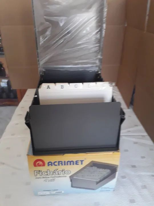 Arquivo para fichas ,fotos ,cédulas etc. Marca Acrimet 