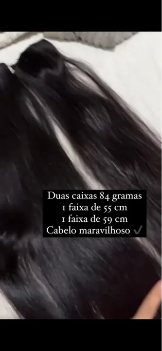 Mega hair de faixa !