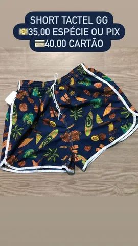 Short tactel feminino liso P M GE gg - Foto 4