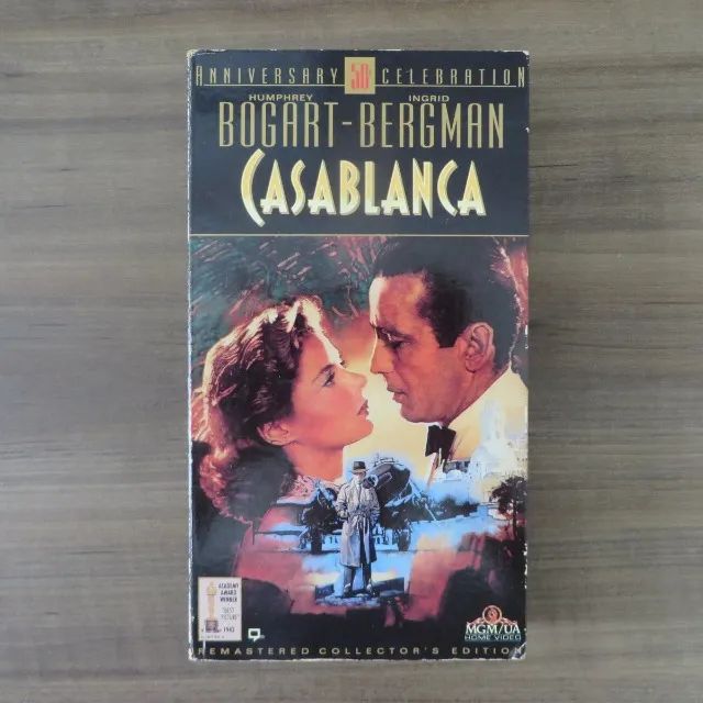 Fita VHS Casablanca - 50th Anniversary Edition *importado EUA