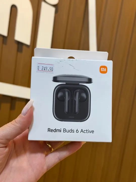 Fone de Ouvido Redmi Buds 6 Active - Novo
