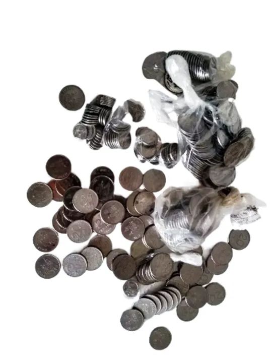 Lote de moedas do Brasil (Antigas) - 300 unidades e Brinde