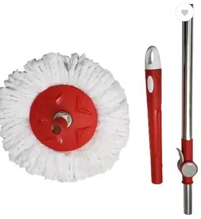 MOP Giratório Esfregão com Balde Capacidade de 12 Litros Limpeza + Refil Extra Rodo z679  - Foto 4