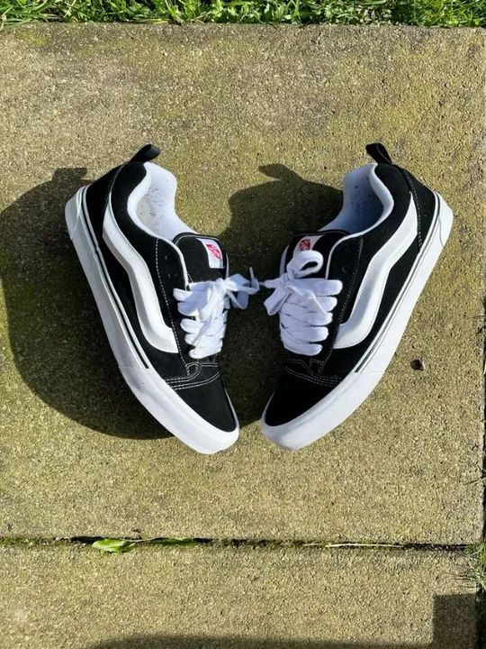 Tênis Vans Knu Skool Black White Ori