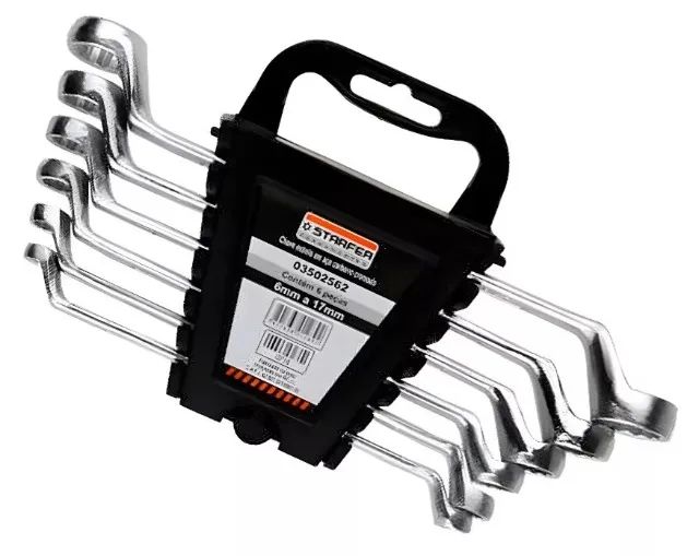 Jogo De Chave Estrela Starfer 6 Peças 6 a 17mm