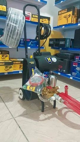 Lavadora de alta Vazão motor Weg 1Cv c/20m de mangueira Chiaperini (Nova) - Foto 4