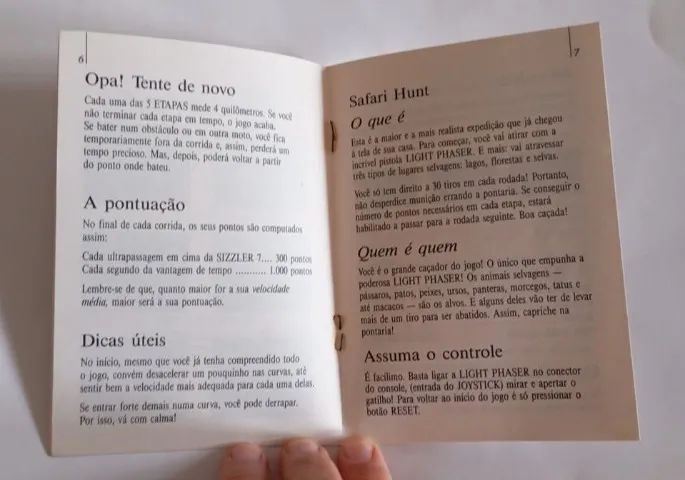 Manual Dos Jogos Da Memória Do Master System Tec Toy - Foto 3