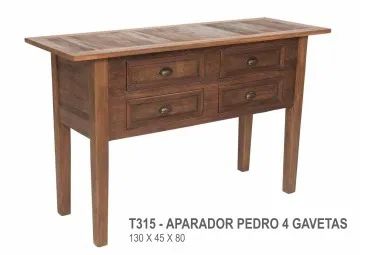 Aparador Pedro em madeira maciça | T315 - Foto 4