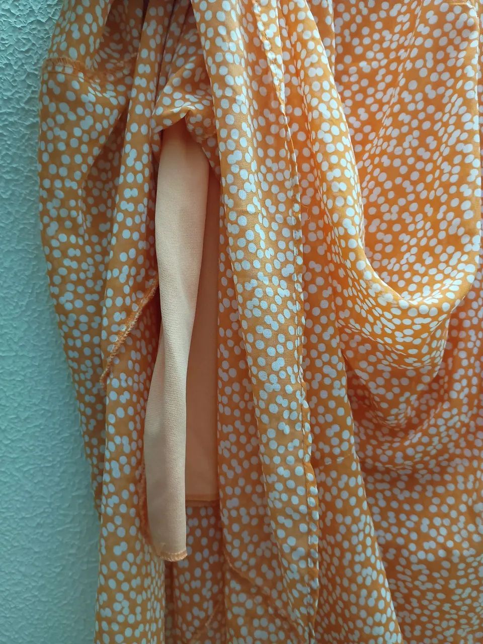 Vestido Floral Laranja romântico  - Foto 2