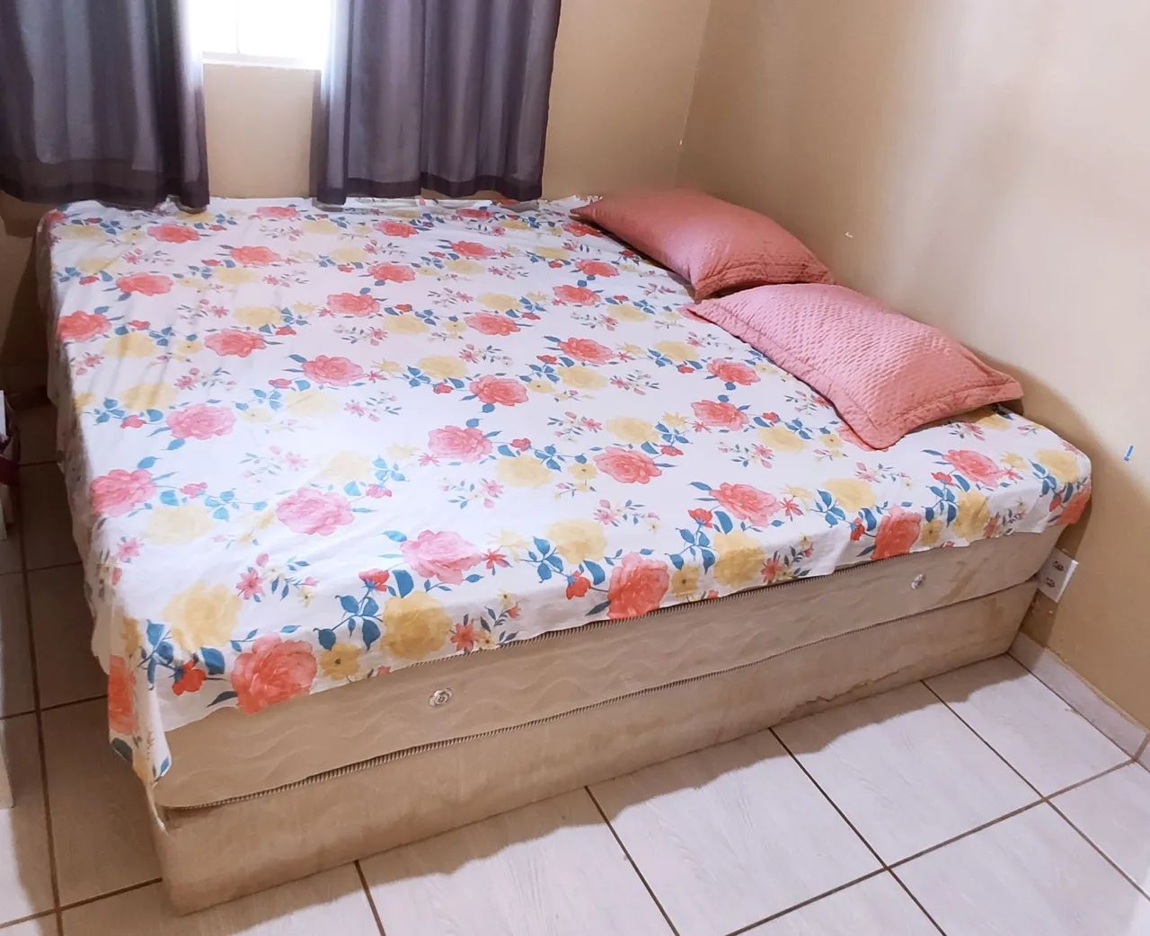 Cama Box KING SIZE Casal com Colchão - Foto 2