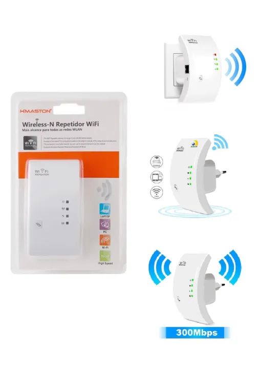 REPETIDOR WI FI 300MBPS ANTENA INTERNA HMASTON WX-01