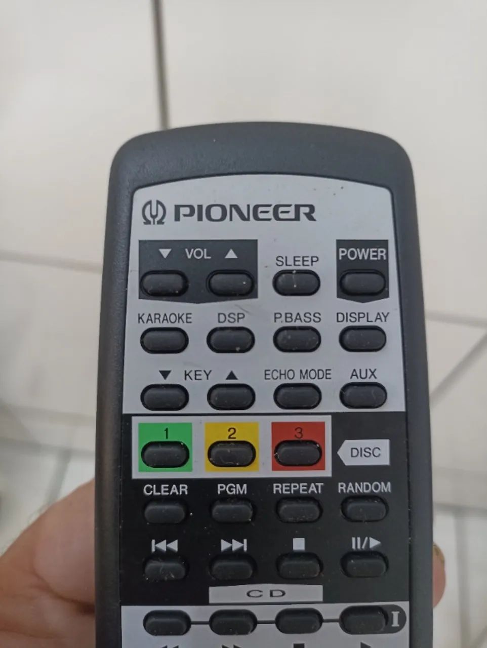Controle remoto Pioneer CU-XR026 ( ler a descrição por favor