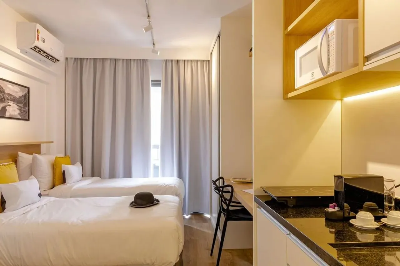 Apartamento com 1 Quarto para alugar, 28m² - Consolação