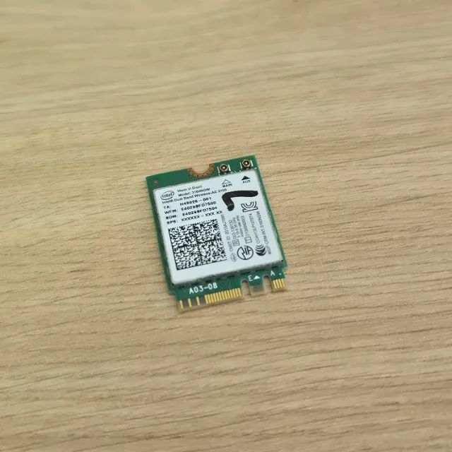 Placa Wi-Fi Intel Dual Band Wireless-AC 3160 | Funcionando - Foto 2