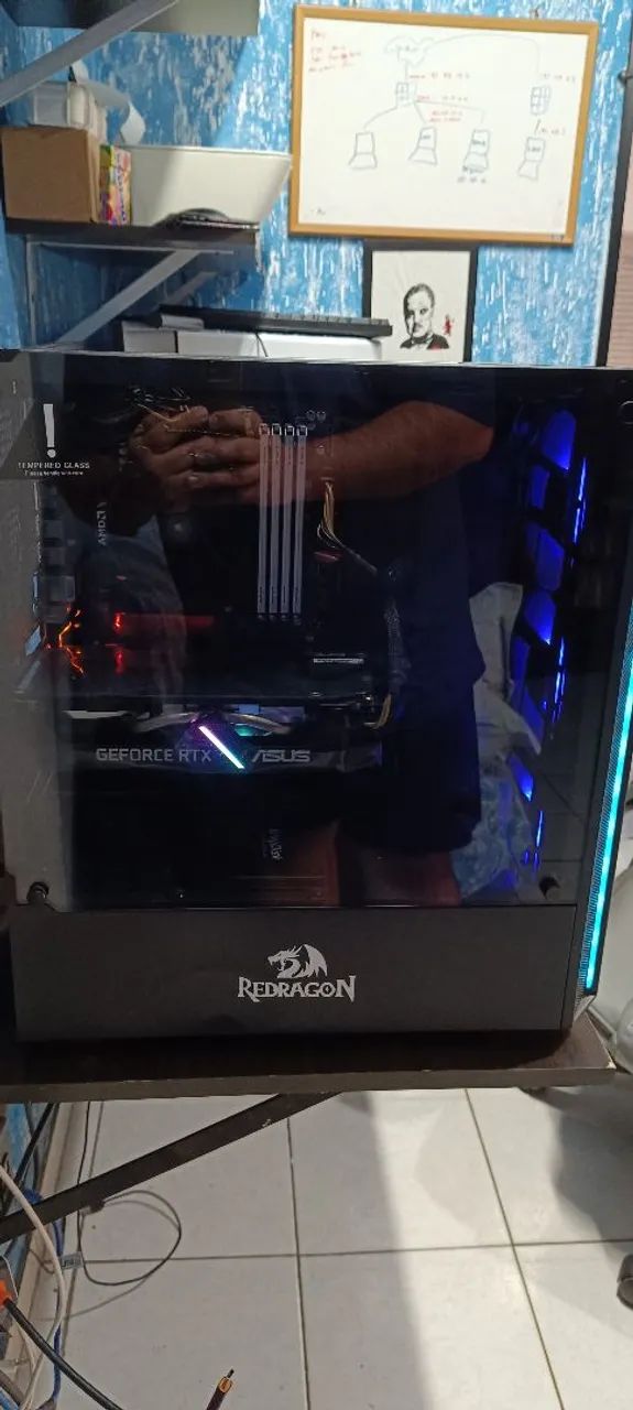 Pc gamer completo AMD ryzen rtx geforce ssd - Foto 4