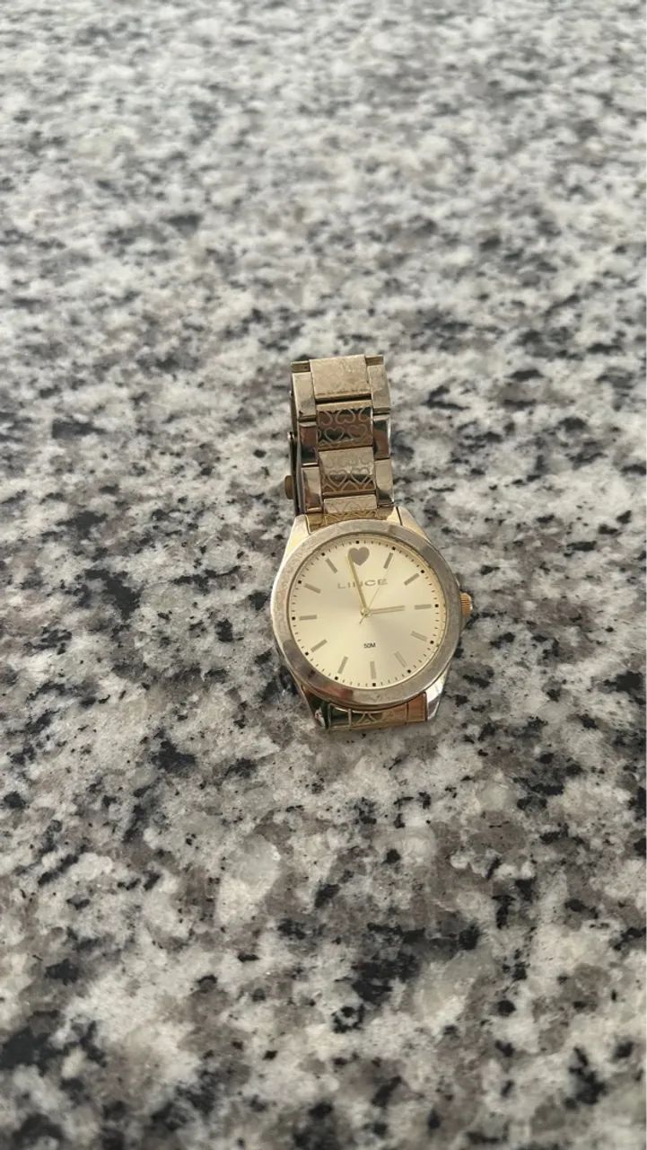 Relógio Lince Feminino Dourado