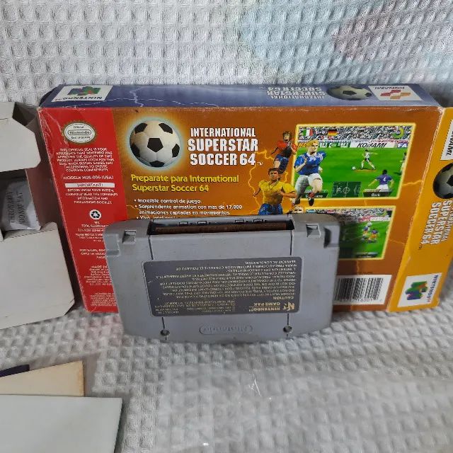 JOGO N64 INTERNATIONAL SUPER STAR SOCCER 64 CIB - Foto 4