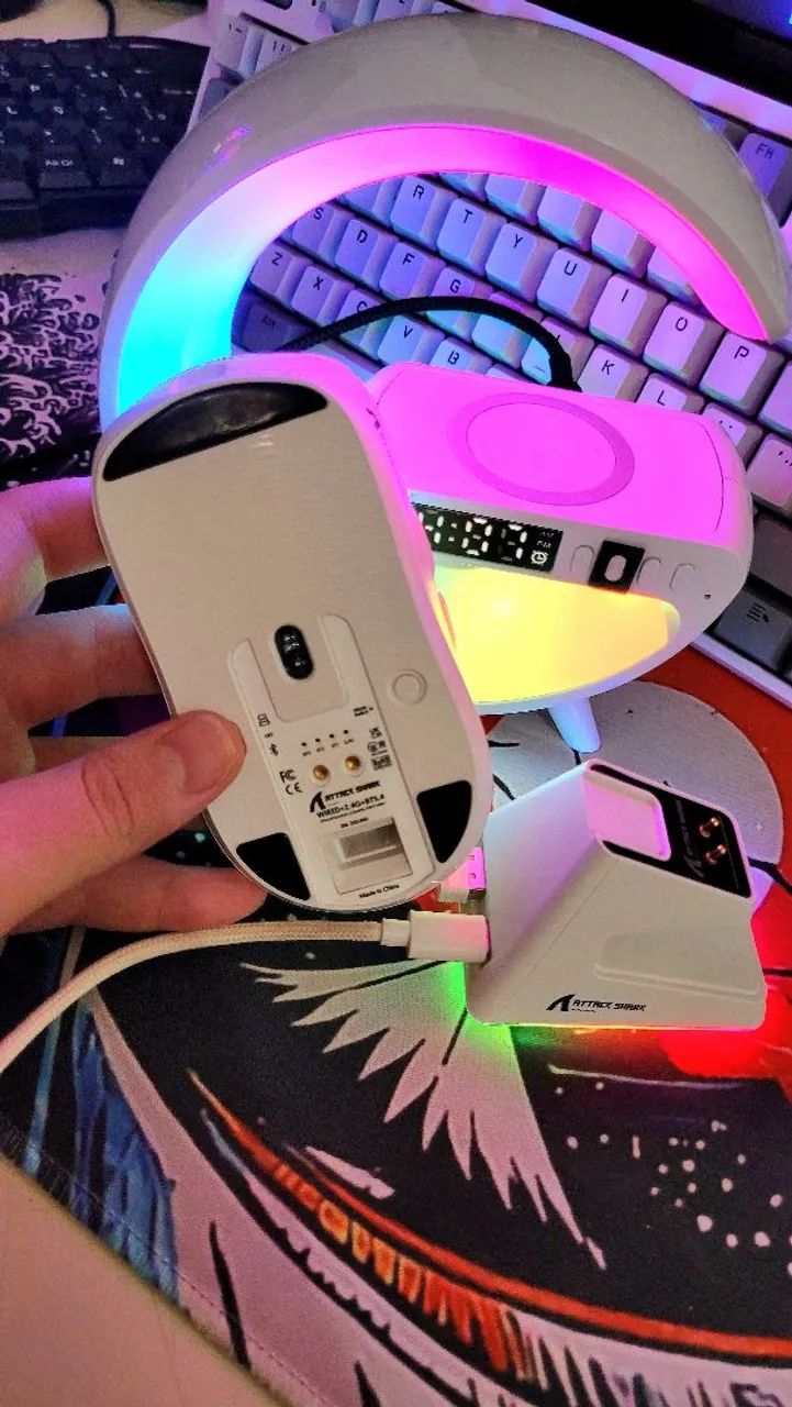 Mouse Gamer Attack Shark - X6 SEM FIO!! - Foto 4