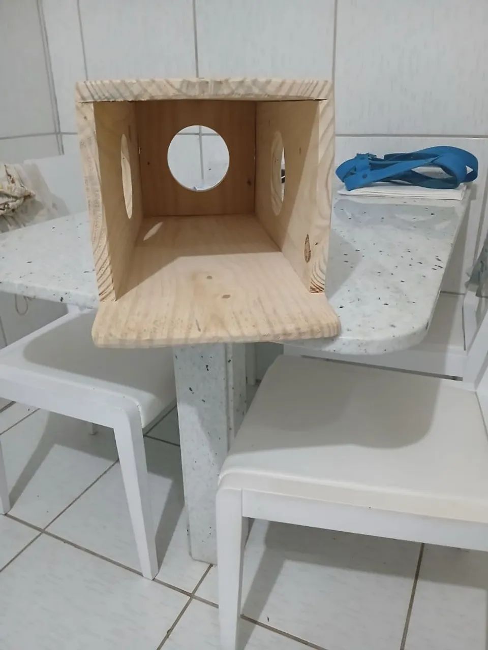 Toca de madeira para gatos - Foto 3