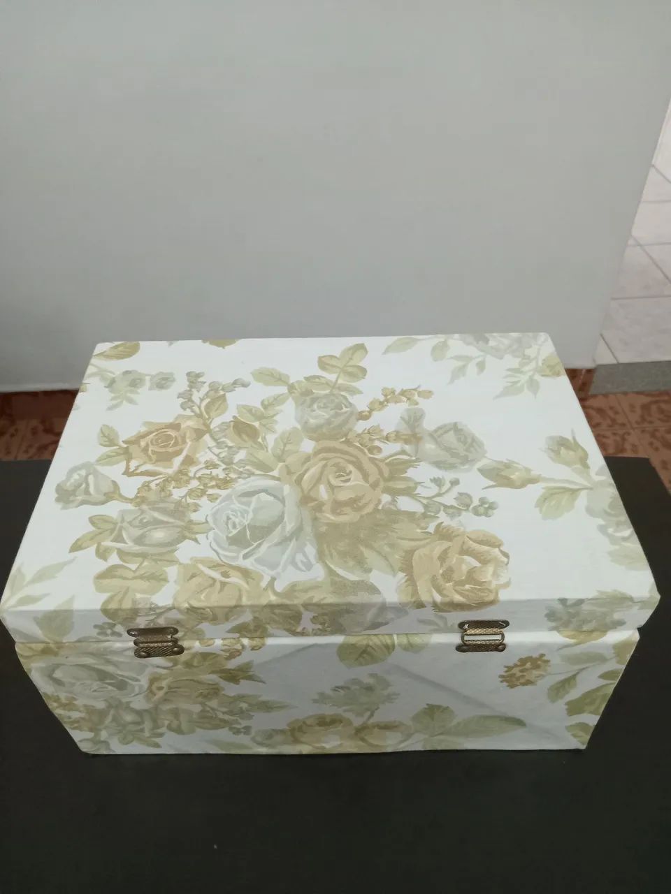 Caixa de madeira estampada  - Foto 3