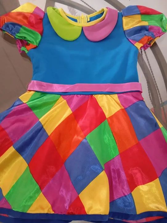 Vestido de palhaço infantil - Foto 2