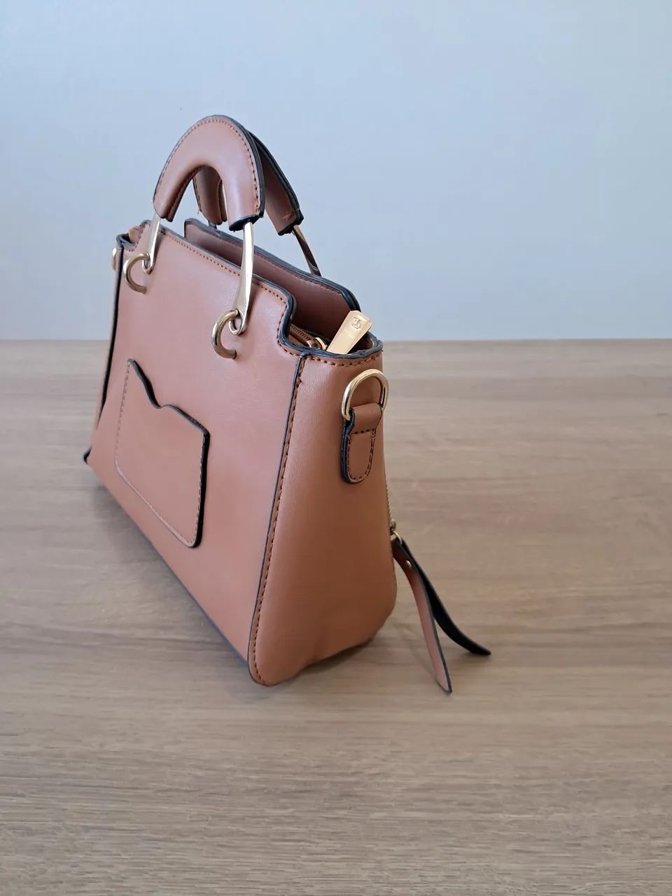 Bolsa mão Couro  - Foto 4