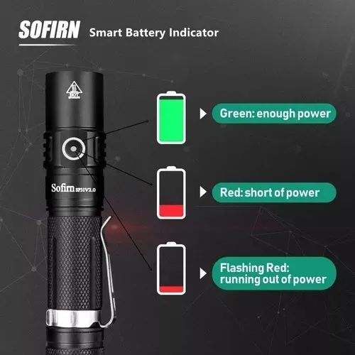 Lanterna Sofirn SP31 V2.0 1200lm c/ bateria 18650 - Foto 4
