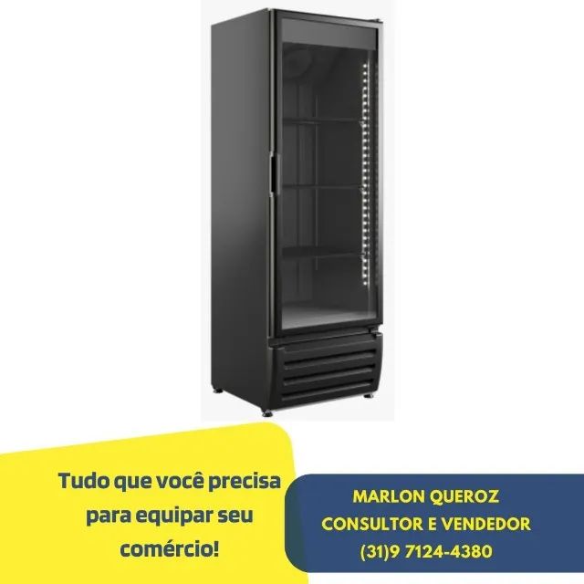 Cervejeira Porta de Vidro com iluminção Braslar