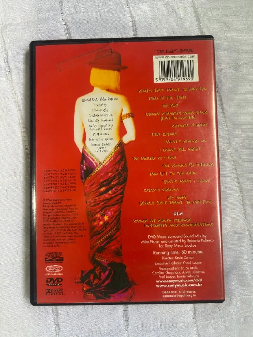 DVD CINDY LAUPER TWELVE DEADLY GUNS - Foto 2