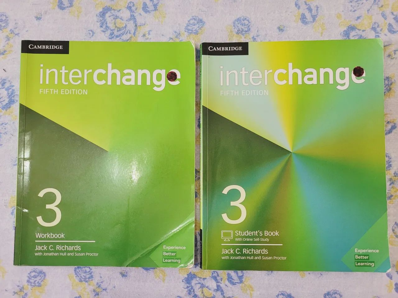 Livro Interchange studen book e workbook 3 inglês 