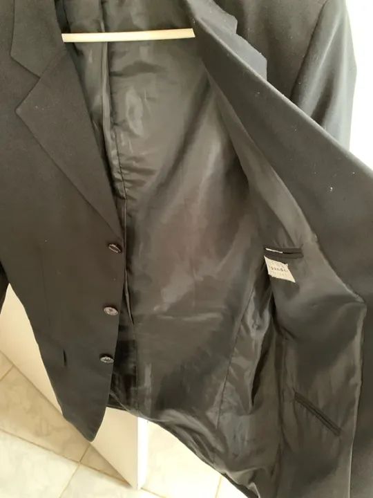 Paletó Preto - tamanho P - Foto 2