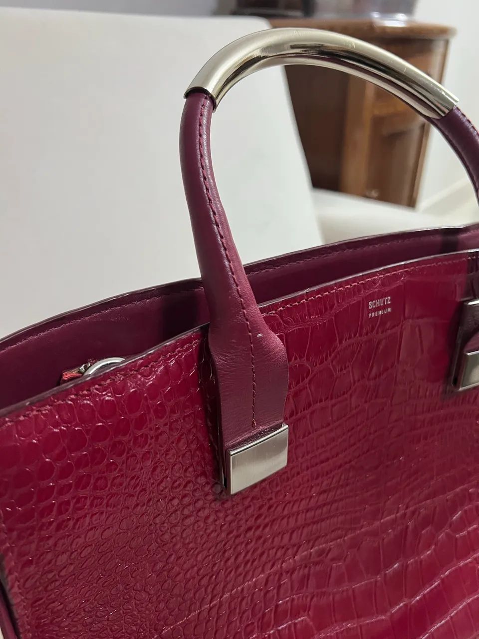 Bolsa de couro Schultz original - Foto 3